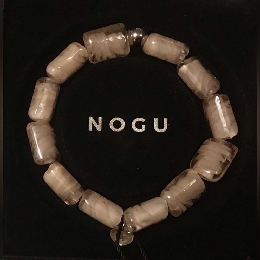 🌸🌸 NOGU Rose Swirl Sorceress Glass Bracelet 🌸🌸